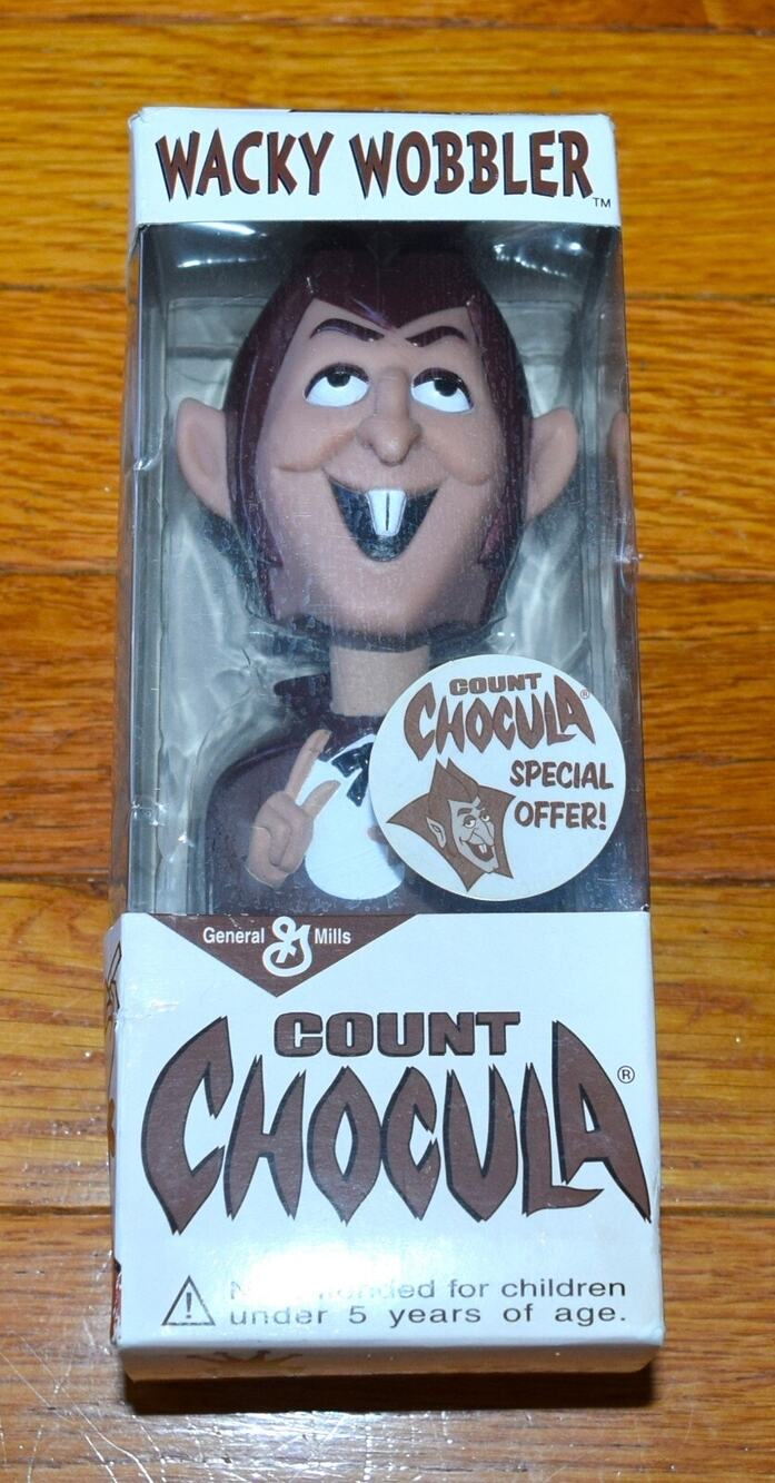 Count Chocula 2000 Original Wacky Wobbler Funko General Mills NEW!